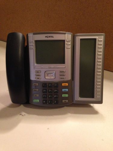 Used Nortel 1140E IP Phone NTYS05 w/ Add-On Module