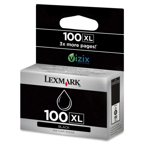 Lexmark No. 100XL Ink Cartridge Black Inkjet 510 Page 1 Each