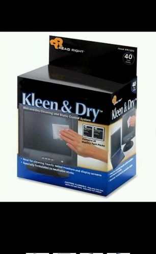 Read Right Kleen And Dry Screen Cleaning Pad - Display (rr1305) 30 twin packs