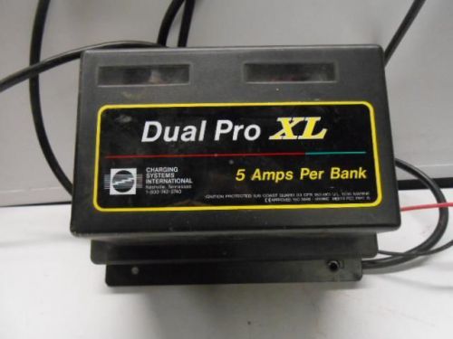 USED CHARGING SYSTEM INT&#039;L DUAL PRO XL CHARGING SYSTEM 5AMPS/BANK   -19M6