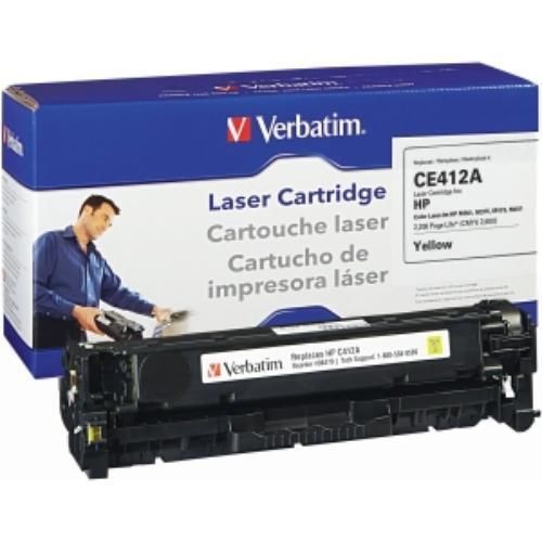 Verbatim Toner Cartridge Remanufactured For HP CE412A Yellow