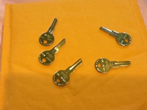 KABA ILCO 1043J-IL11, Key Blank, NICKLE PLATED , Type IL11, LOT OF 5
