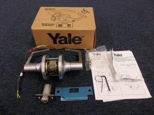 Yale medeco electric lockset 24v lock device door commercial 5491 5491ln 626 new for sale