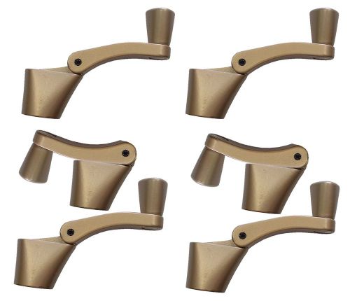 Ideal security sk927b-6 fold away handle window crank, bronze, 6-pack new for sale