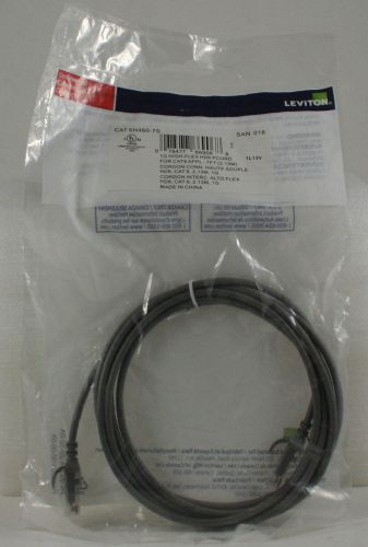 Leviton 6H460-7S High Flex HD 6, 1G Patch Cord, 7 Foot Grey Pk of 14