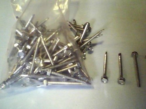 100 #10x2&#034; self drilling self tapping tech screws for sale