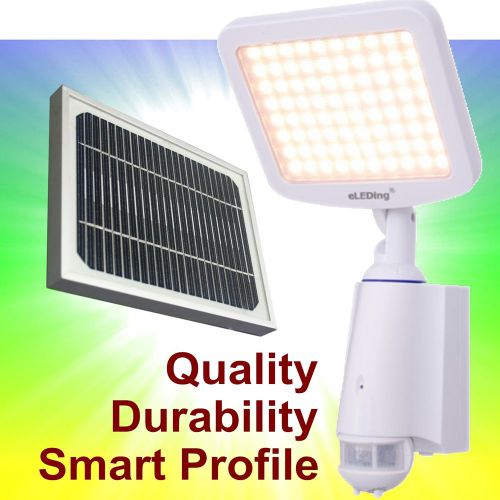 Pure Digital Solar Powered (DDC-Smart) 80 LED Motion Flood Spot Lights