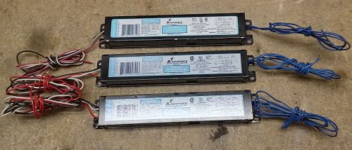 (3) Electronic Ballast; 2- Optanium &amp; 1- Centium -120v, 277v, T8, 2 lamps -WORKS