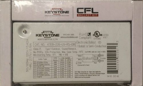 Keystone KTEB-226-UV-TP-PIC-DW ELECTRONIC BALLAST KIT