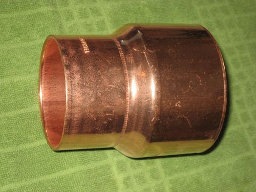 NIB LOT OF 1 - 4 X 3 INCH COPPER X COPPER COUPLING