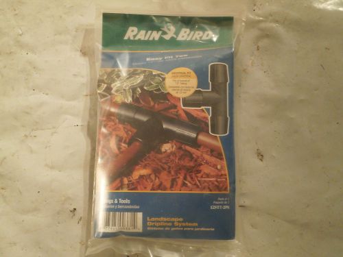 Qty = 14 tees: rain bird easy fit tee for 1/2&#034; tubing (7 packs, 2 per pack) for sale