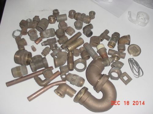 13# brass copper bronze pipe fittings plumbing steampunk art $10 shipping for sale