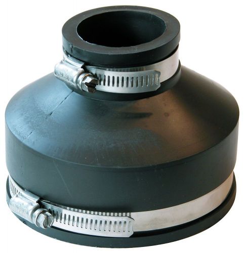 New fernco p1056-415 4-inch by 1-1/2-inch flexible coupling with clamp for sale