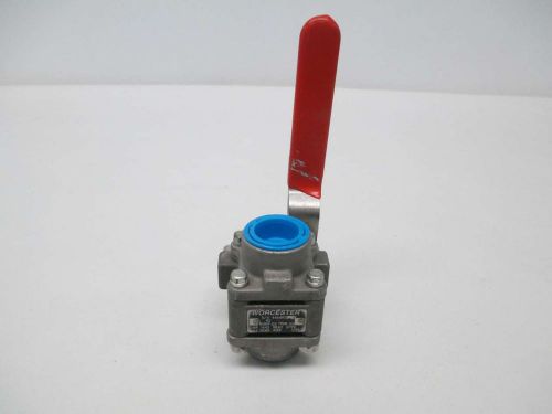 New worcester controls 4466rt stainless threaded 3/4in npt ball valve d360733 for sale
