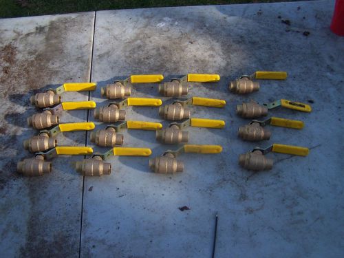 16 1/2&#034; sweat milwaukee ball valves for sale