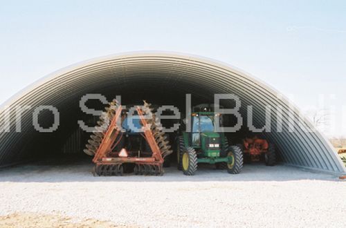 Durospan steel 51x49x17 metal buildings factory direct farm machine quonset shed for sale