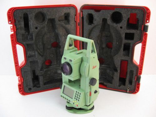 LEICA TCR703 3&#034; PRISMLESS TOTAL STATION FOR SURVEYING ONE MONTH WARRANTY