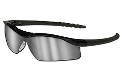 $9.49* CREWS DALLAS SAFETY  GLASSES*BLACK/SILVER MIRROR*FREE EXPEDITED SHIPPING*