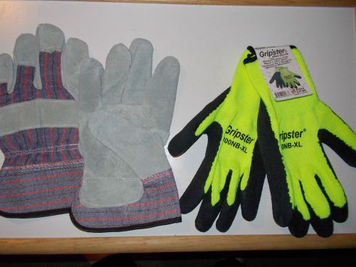 1 pair gripster work gloves 300nb  1-pair work gloves for sale