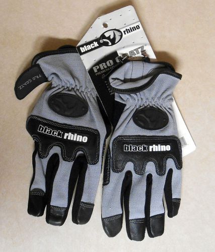 Black Rhino pro goatz premium goatskin driver glovesL Large  NWT $18