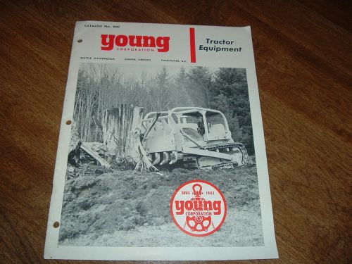 YOUNG CORPORATION TRACTOR MANUAL CATALOG NO. 400