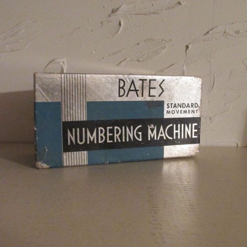 Bates numbering machine 6 wheel style e for sale