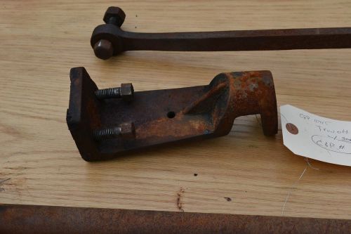 Chandler &amp; price 10x15 old style printing press part - throw off bracket &amp; bolts for sale