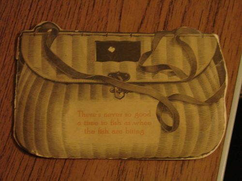 KEYSTONE TYPE FOUNDRY ADVERTISING BOOK CENTER HOLE FISHING CREEL BOOK 1900&#039;S