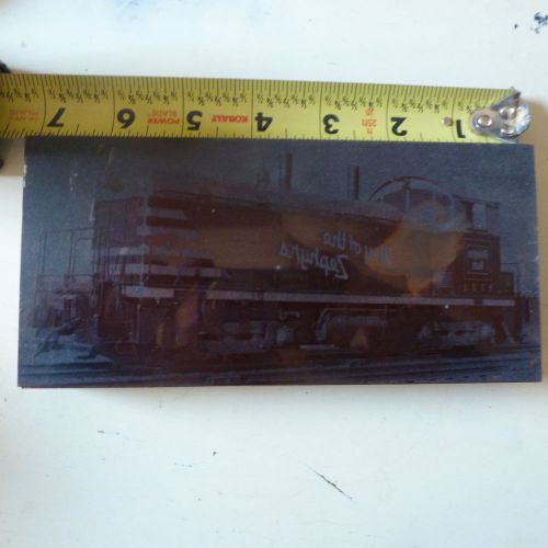 Antique letterpress train image (half tone) Lot