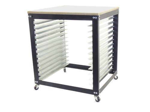 Screen printing shop rack / cart / storage / holder / frame / machine / press for sale