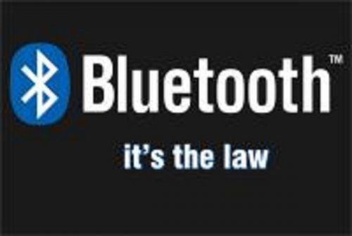 Bluetooth Its The Law Sign Vinyl Banner /grommets 30&#034;x6&#039; made USA rv6