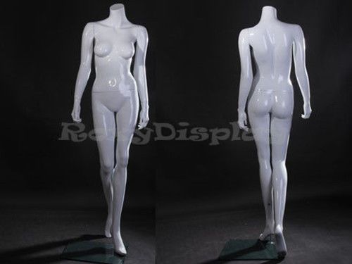 Female Fiberglass Headless style Mannequin Dress Form Display #MZ-LISA9BW