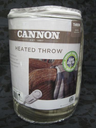 Cannon 50in x 62in Heated Throw Blanket