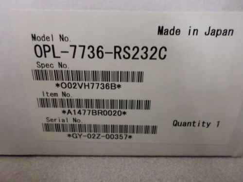 Opticon OPL-7736-RS232C Hand-held Laser Barcode Scanner
