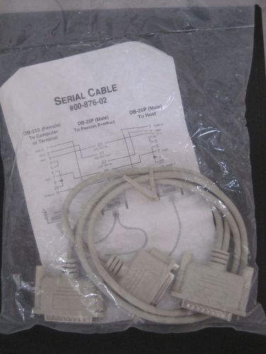 Percon Serial Cable #00-876-02 &#034;Eavesdrop&#034; Connection for PowerWedge 10 or 20