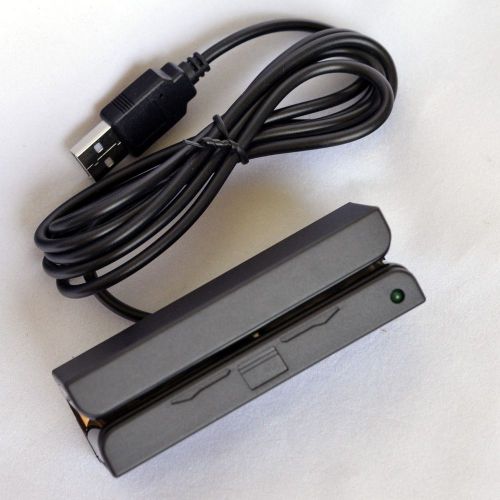 USB MSR Hi-Co 3Tracks Mini Portable Magnetic Stripe Swipe Card Reader Collector