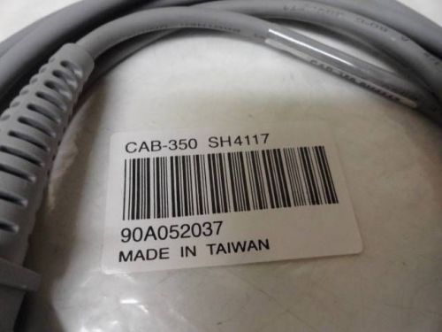 Datalogic 8ft Cable CAB-350 SH4117 scanning Coil Gray, USB / RJ4 90A05203    I46