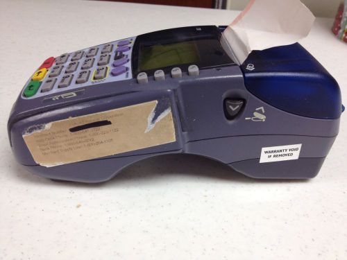 Verifone 3750 Credit Card Terminal &amp; Power Supply - FOR PARTS ONLY!