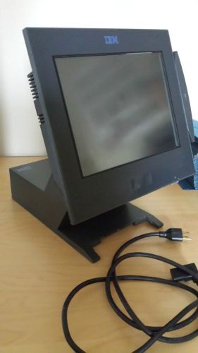 IBM 4840-531 POS Touchscreen w/customer display screen &amp; credit card reader