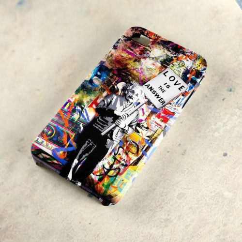 Banksy Albert Enstein Quote A26 Samsung Galaxy iPhone 4/5/6 Case