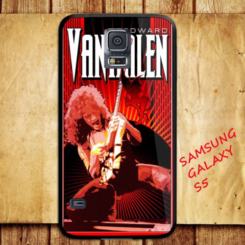 iPhone and Samsung Galaxy - Eddie Van Halen Poster Cover Logo Musician - Case