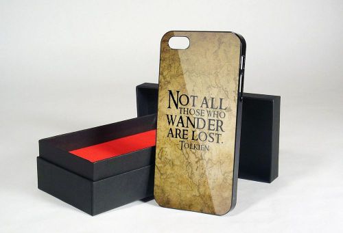 Those Who Wander Are Lost Quotes - iPhone and Samsung Galaxy Case