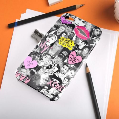 5SOS One Direction 1D Collage All Cute Face iPhone A108 Samsung Galaxy Case