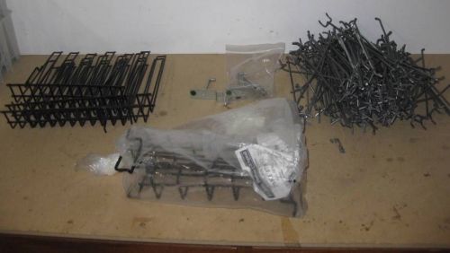 Assorted Lot of Retail Hooks Pegs Pegwall Display