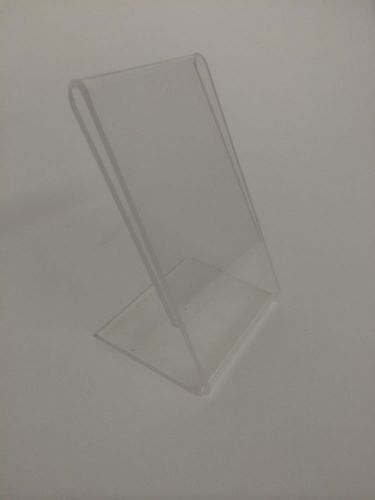 Slant Back Sign Holder 2-1/2&#034; Wide X 3&#034; Tall, Table Tent
