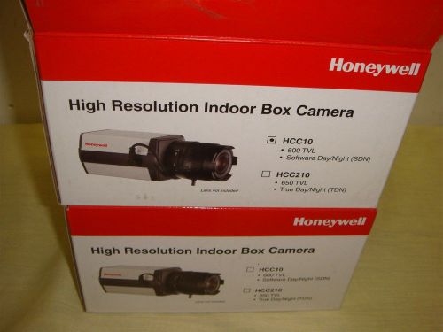 2 honeywell hcc10 high resolution 600tvl sdn day/night security cameras -new! for sale