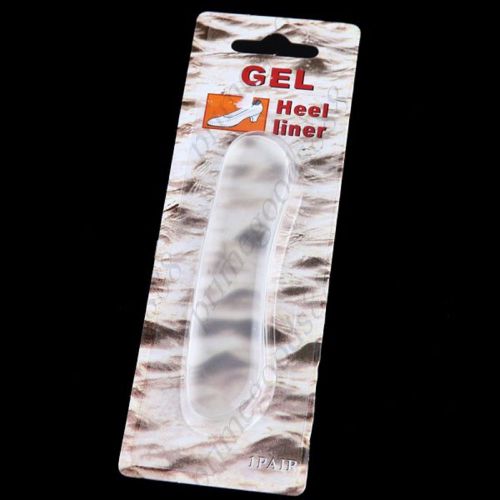 1 x Pair of Silicone Gel Heel Liner Cushion Foot Care Shoe Pads Free Shipping