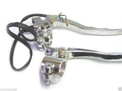 Clutch &amp; Brake Lever Assly Double Chromed Royal Enfield