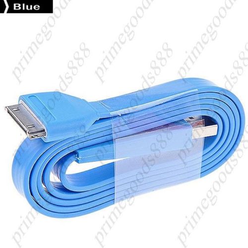 1M USB 2.0 Male to 30 pin Dock Connector Cable Charger Deals Adapter Blue