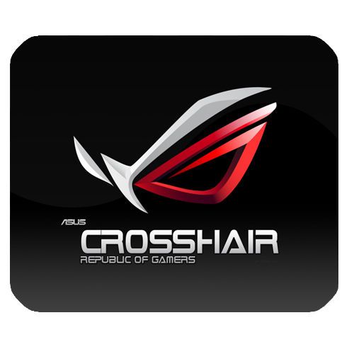 Crosshair Republic Of Gamers Logo Computer PC Office Mousepad Mouse Pad Mat